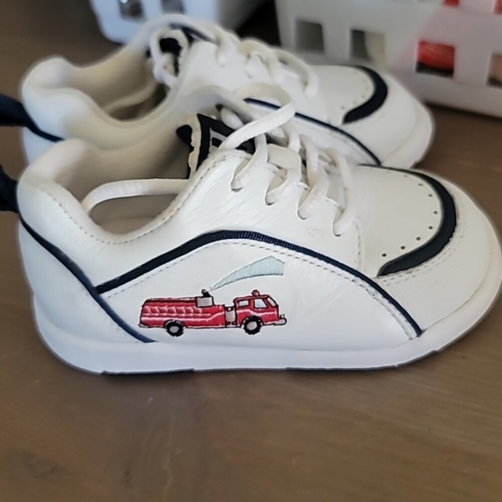 STUNNING PERFECTION FIRE TRUCK SHOES